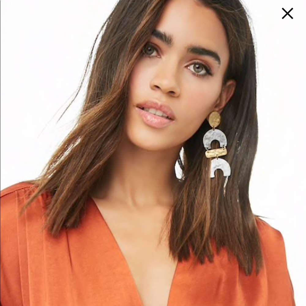 Satin Surplice Bodysuit Forever 21